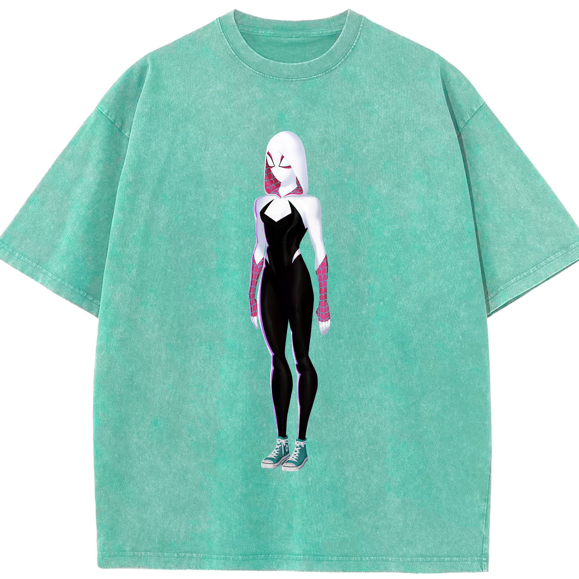 （画像用） Spider Man スパイダーマン 綿100% ヴィンテージ風 半袖Tシャツ（フロントプリント）